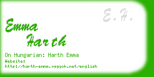 emma harth business card